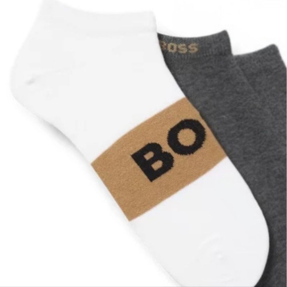 Boss 2-PR Logo Ankle Socks